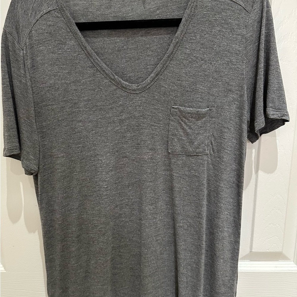 Alexander Wang Heather Gray Knit Top